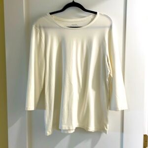 Chico's Cotton Long Sleeve Tee